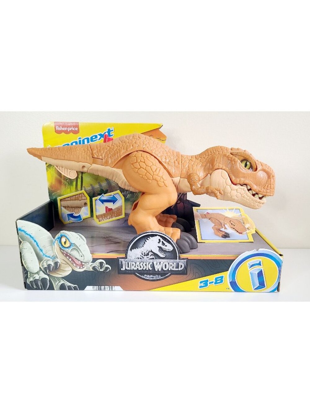 Fisher-Price Imaginext Jurassic World Thrashin Action T. Rex Toy Figure